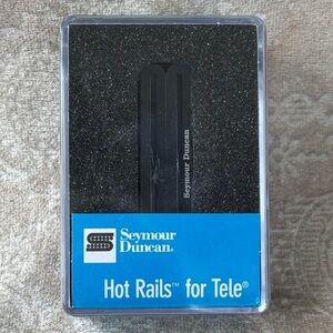 Brand New Seymour Duncan STHR-1b Hot Rails Bridge Tele Single Coil Pickup Black
